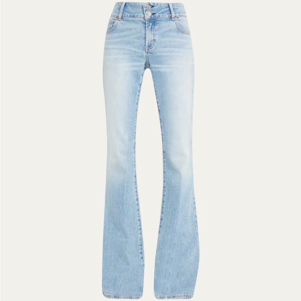Alice + Olivia Stacey Bell Bottom Jean